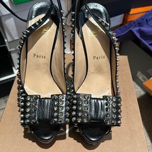 Spike platform heels